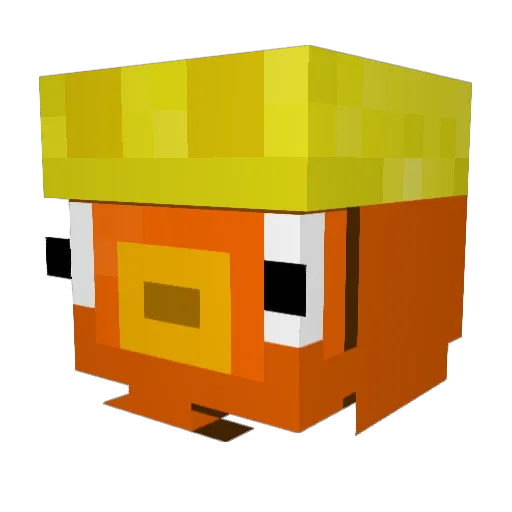Stabberwock Minecraft avatar head, 3D render