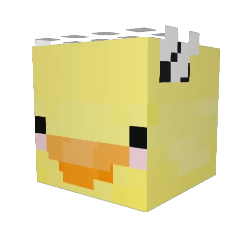 StabboGrabbo Minecraft avatar head, 3D render