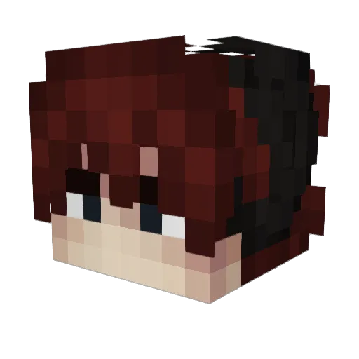 Stabby_Allen Minecraft avatar head, 3D render