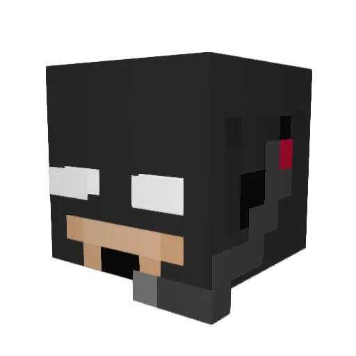 Stabiler_Polak Minecraft avatar head, 3D render