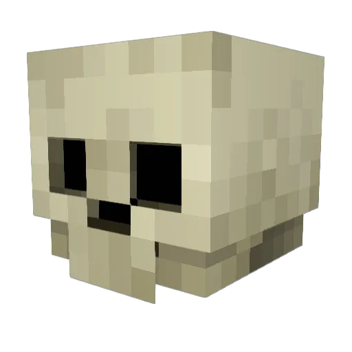StabilityON Minecraft avatar head, 3D render