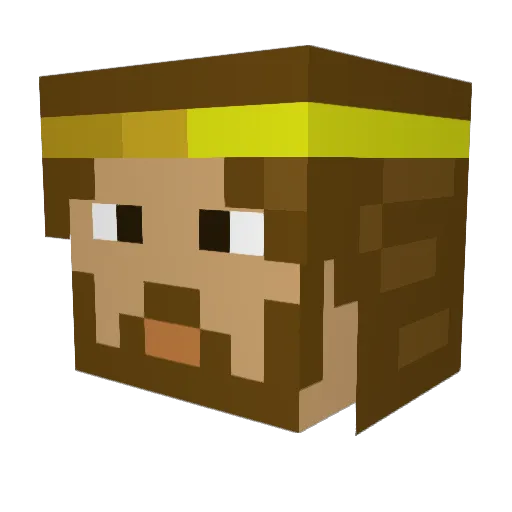 StableBrake9938 Minecraft avatar head, 3D render