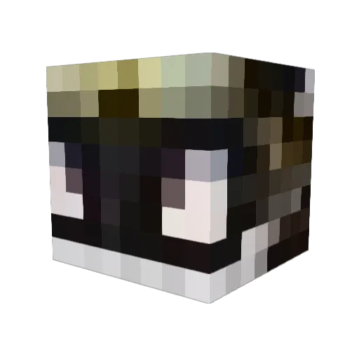 StableFire Minecraft avatar head, 3D render