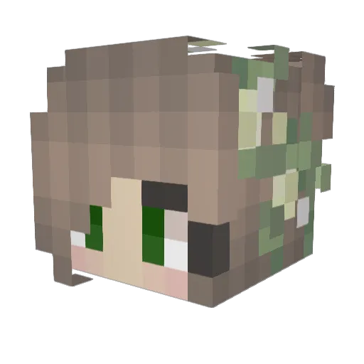 StablesZulu Minecraft avatar head, 3D render