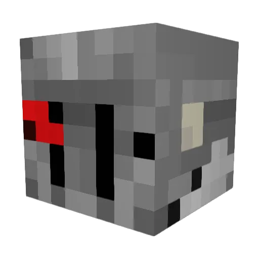 Stabsters Minecraft avatar head, 3D render