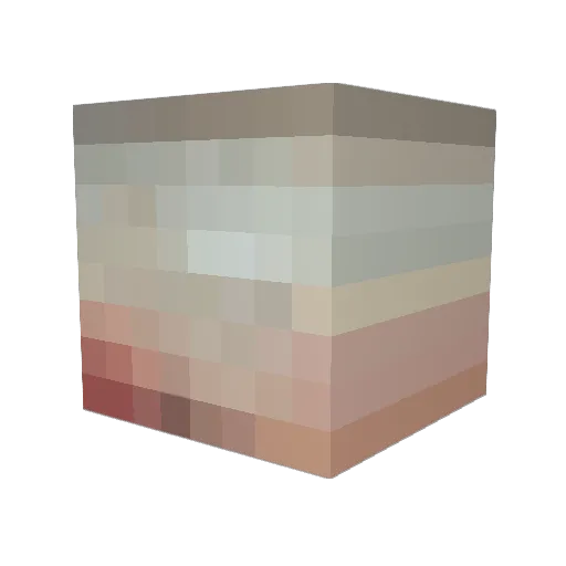 Stabuse Minecraft avatar head, 3D render