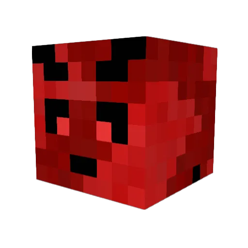 Stabyloo Minecraft avatar head, 3D render