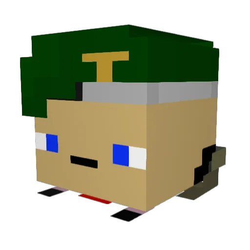 StachuzIranu Minecraft avatar head, 3D render