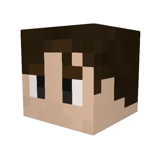StackMax_ Minecraft avatar head, 3D render