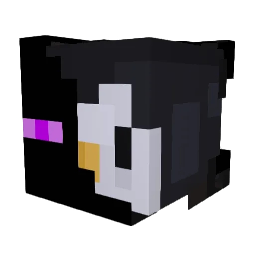 Stacker_ Minecraft avatar head, 3D render