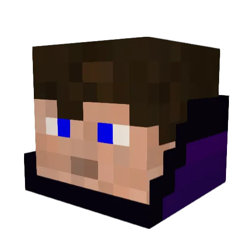 StackingFire Minecraft avatar head, 3D render