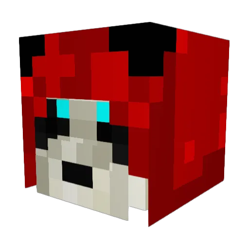 Stacks97 Minecraft avatar head, 3D render