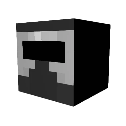 Stadsgaard Minecraft avatar head, 3D render