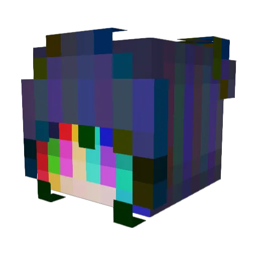 Stadtkind Minecraft avatar head, 3D render