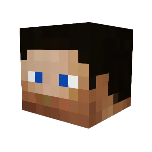 StaffOfTheMonth Minecraft avatar head, 3D render