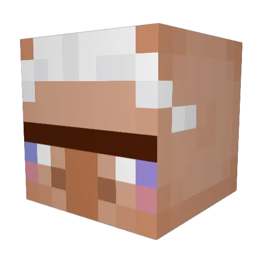 StaffOwO Minecraft avatar head, 3D render