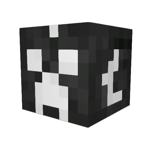 Staffout Minecraft avatar head, 3D render