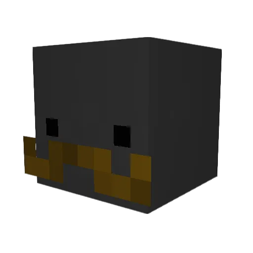 Staffy118 Minecraft avatar head, 3D render