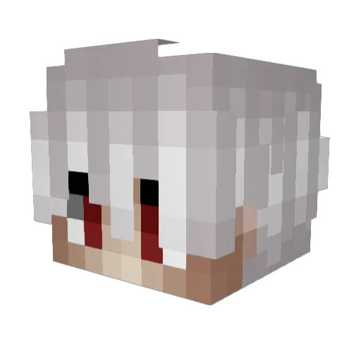 Staiinn Minecraft avatar head, 3D render