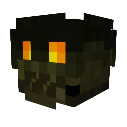 StainAngel Minecraft avatar head, 3D render