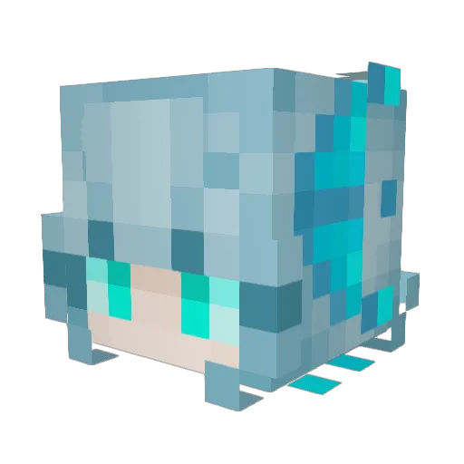 Stainaxo Minecraft avatar head, 3D render