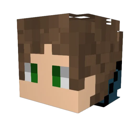 StakeTheSteak Minecraft avatar head, 3D render
