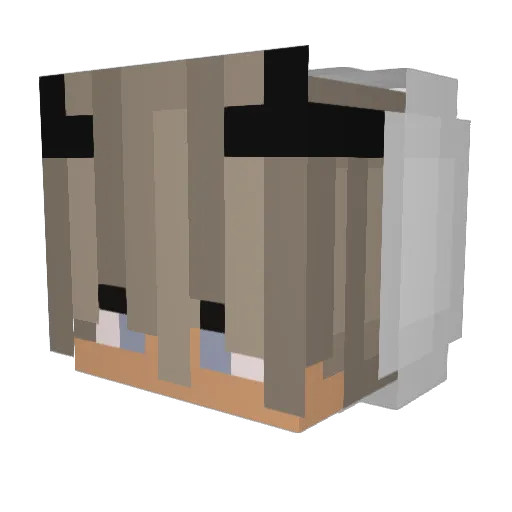 Stalast Minecraft avatar head, 3D render