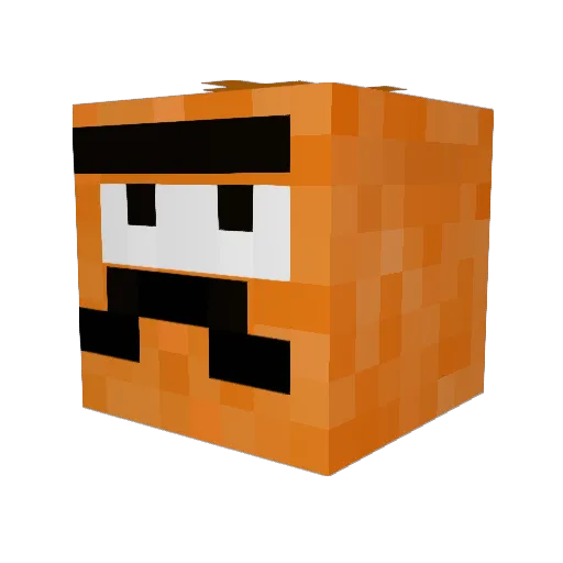 Stale5 Minecraft avatar head, 3D render