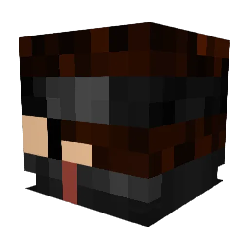 StaleArt3468 Minecraft avatar head, 3D render