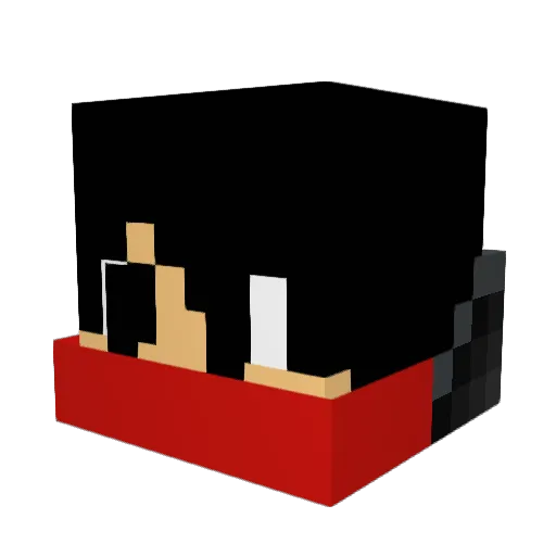 Stalin88 Minecraft avatar head, 3D render