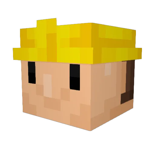 StalinBoiii Minecraft avatar head, 3D render