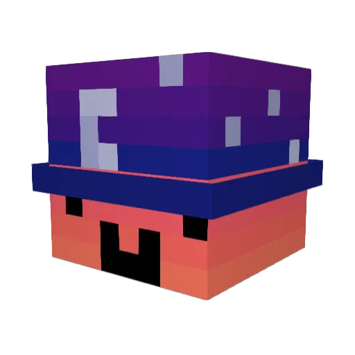 StalinJosef Minecraft avatar head, 3D render