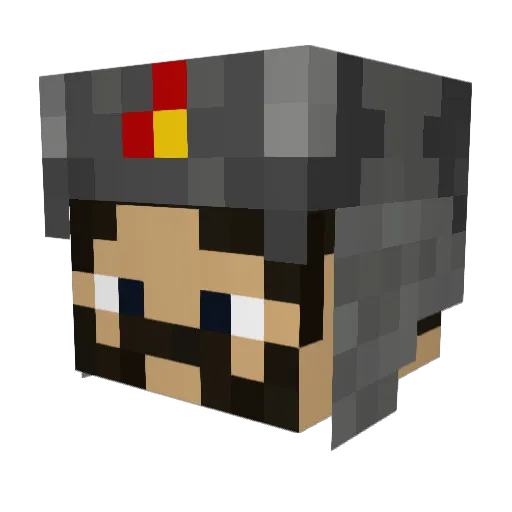 Stalin_Otaku Minecraft avatar head, 3D render