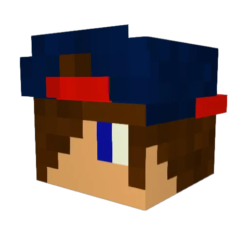 Stalker013 Minecraft avatar head, 3D render