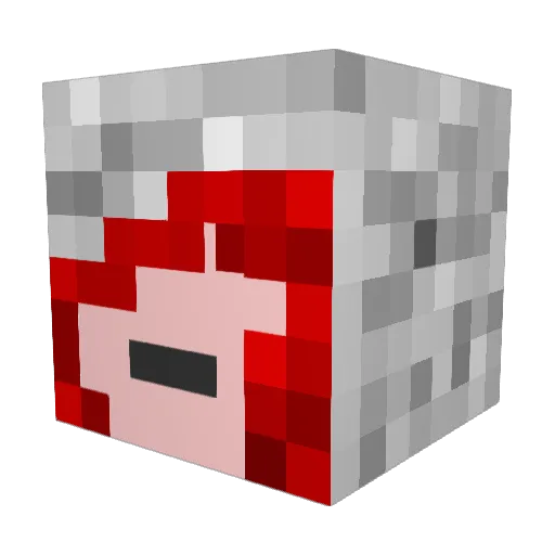 Stalker611 Minecraft avatar head, 3D render