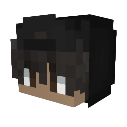 Stall49 Minecraft avatar head, 3D render