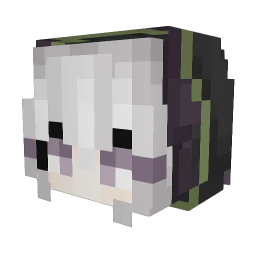 Stall77 Minecraft avatar head, 3D render