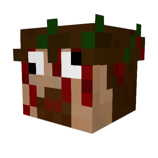 StallionHD Minecraft avatar head, 3D render