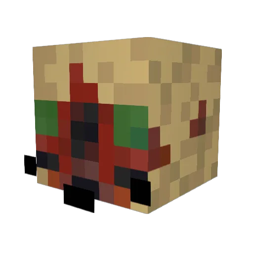 Stally447 Minecraft avatar head, 3D render