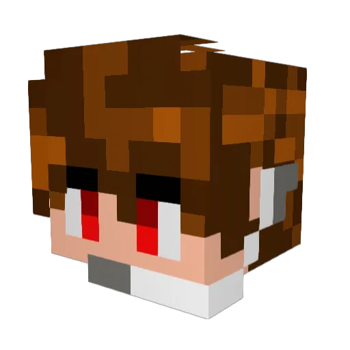 Stammy63 Minecraft avatar head, 3D render