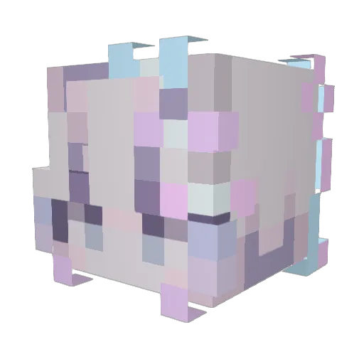 Stampiz Minecraft avatar head, 3D render