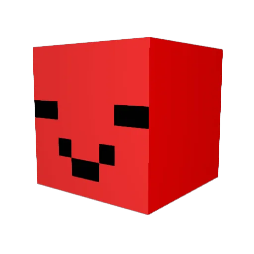Stampy7610 Minecraft avatar head, 3D render