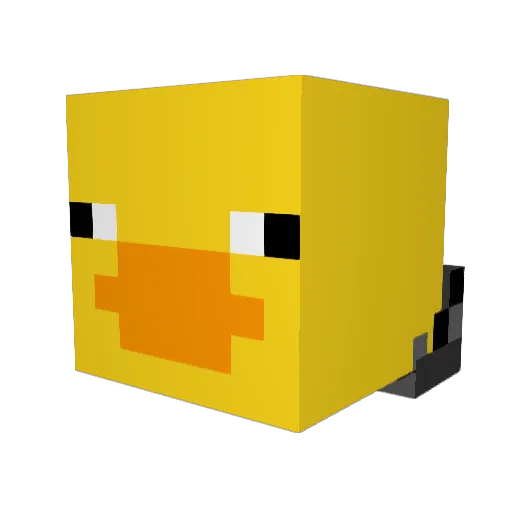 StampyCraft04 Minecraft avatar head, 3D render