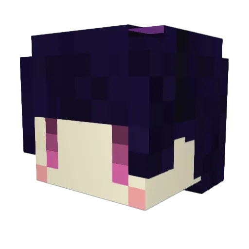 StanWang Minecraft avatar head, 3D render