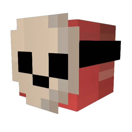 Stan_Man_ Minecraft avatar head, 3D render