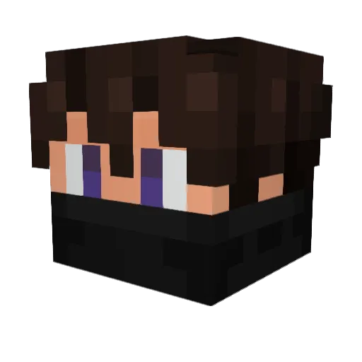 StancedMiata Minecraft avatar head, 3D render