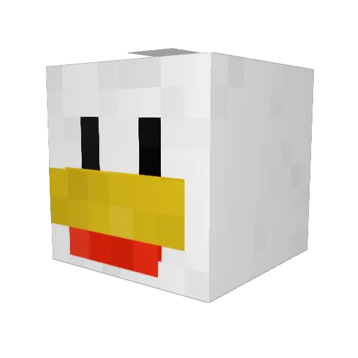 StanchSiren Minecraft avatar head, 3D render