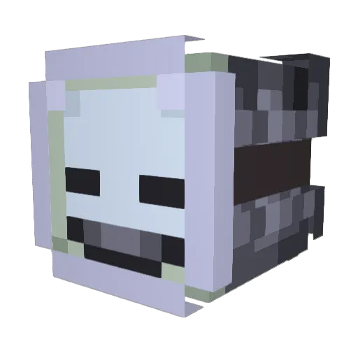 StandBy__5 Minecraft avatar head, 3D render