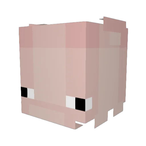 StandingTree Minecraft avatar head, 3D render