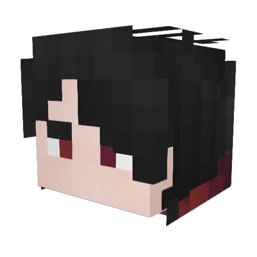 StandoffermaN Minecraft avatar head, 3D render